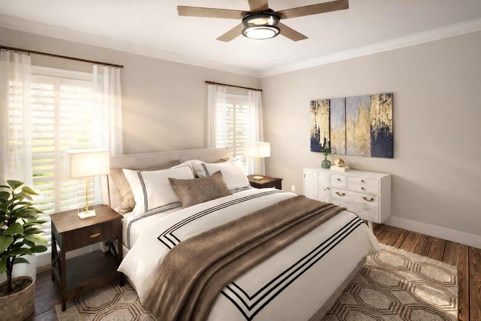 Bedroom of this 3-Bedroom,2215 Sq Ft Plan -123-1182