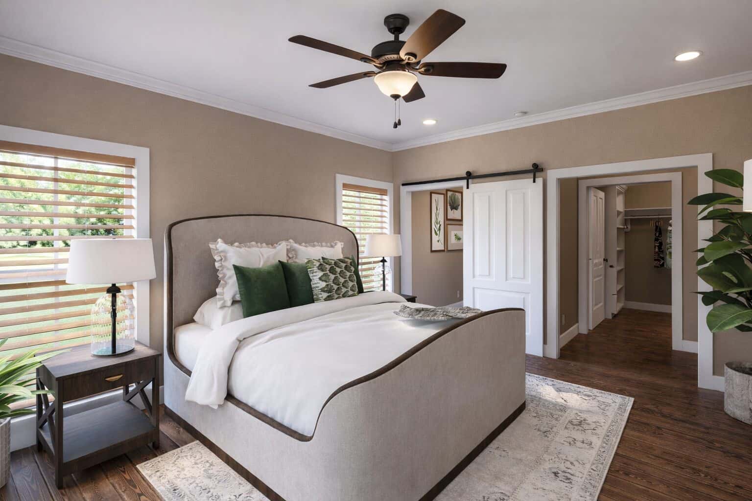 Master Bedroom of this 3-Bedroom,2215 Sq Ft Plan -123-1182