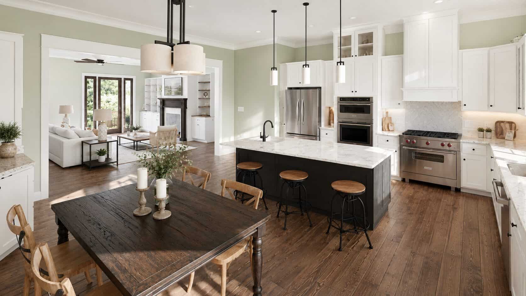 Kitchen of this 7-Bedroom,3443 Sq Ft Plan -123-1184
