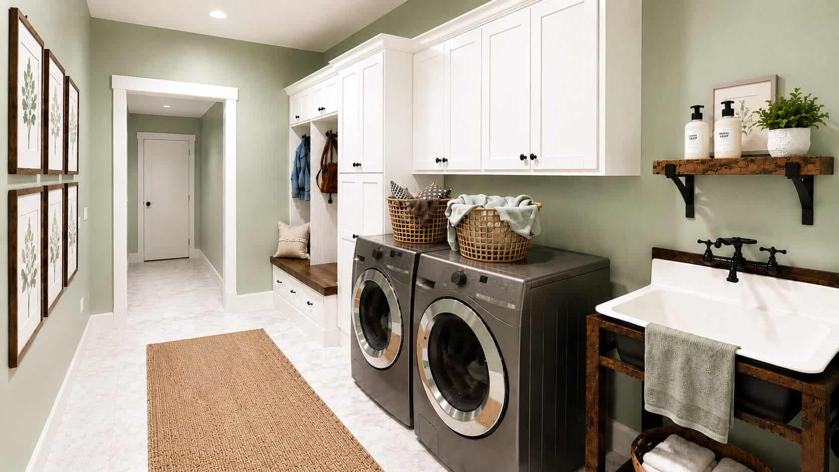 Laundry Room of this 7-Bedroom,3443 Sq Ft Plan -123-1184