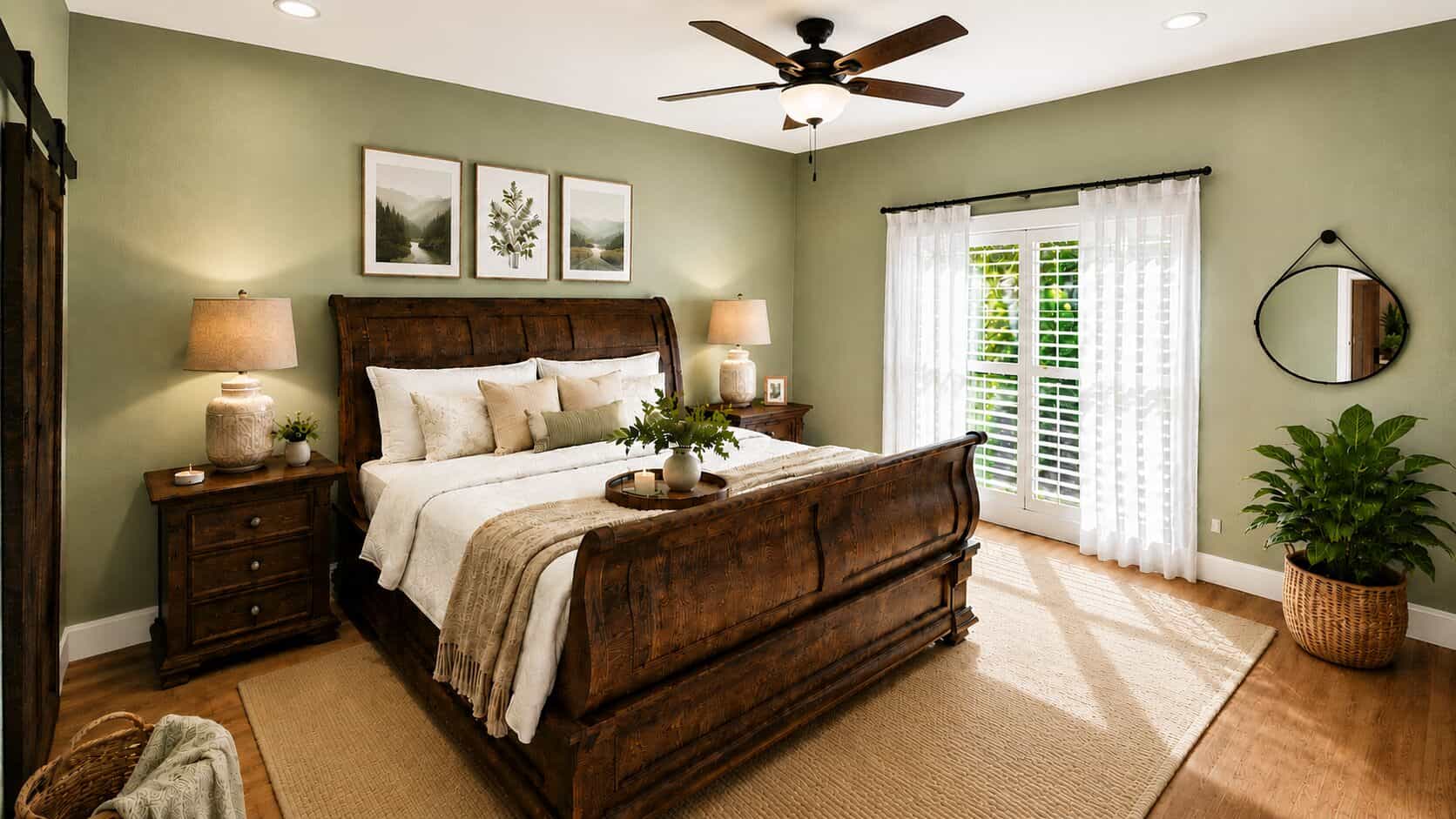 Master Bedroom of this 7-Bedroom,3443 Sq Ft Plan -123-1184