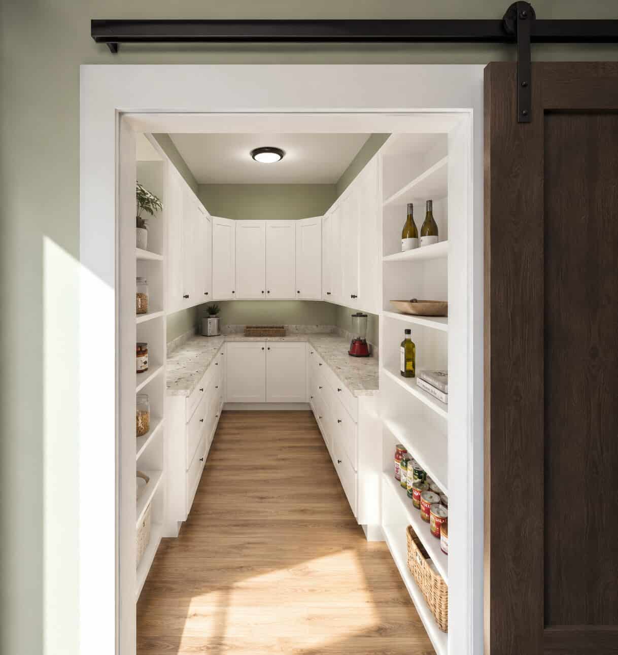 Kitchen: Pantry of this 7-Bedroom,3443 Sq Ft Plan -123-1184