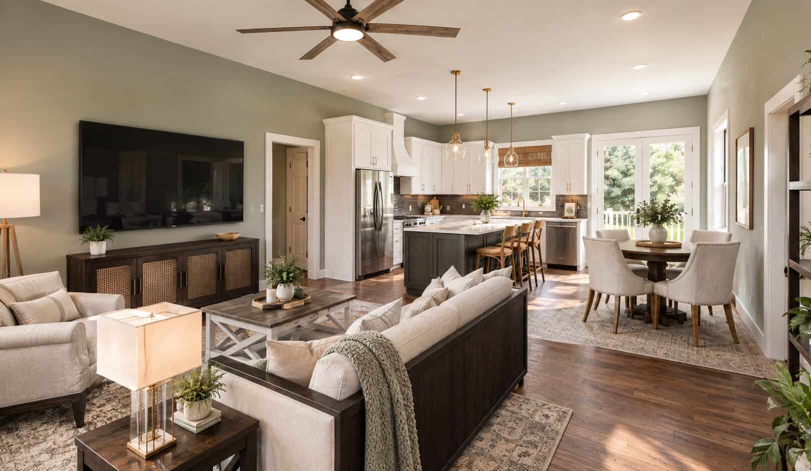 Great Room of this 3-Bedroom,1334 Sq Ft Plan -123-1185