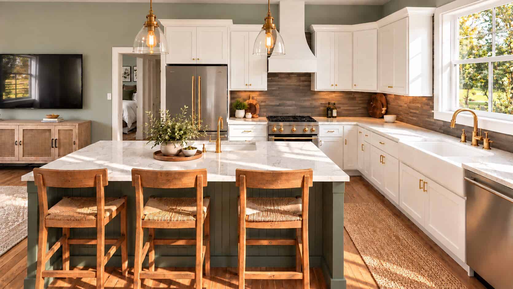 Kitchen of this 3-Bedroom,1334 Sq Ft Plan -123-1185