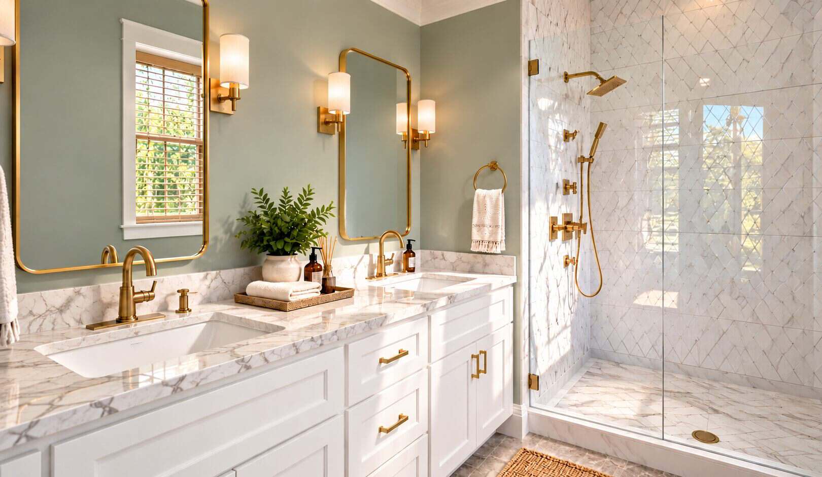 Master Bathroom of this 3-Bedroom,1334 Sq Ft Plan -123-1185