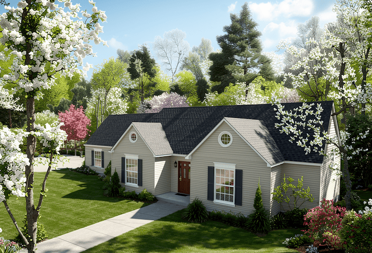 Country home (ThePlanCollection: Plan #124-1008)