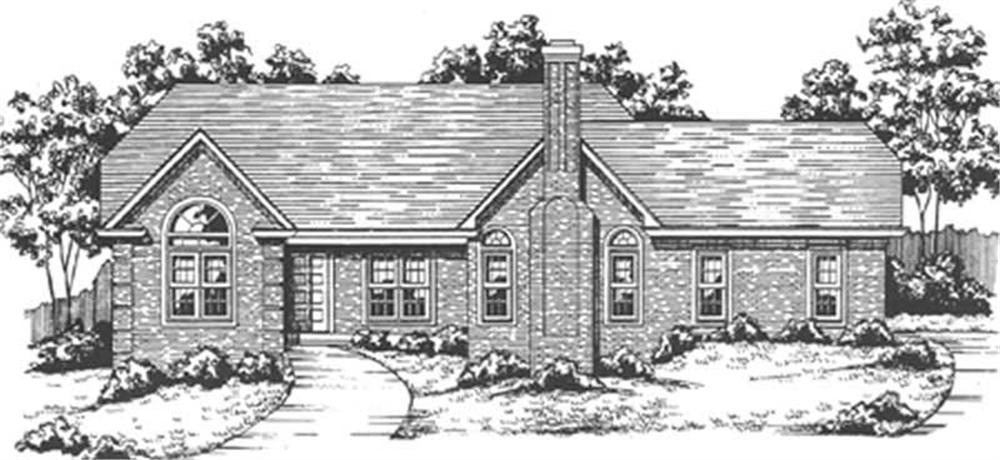 Main image for house plan # 7476