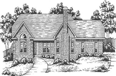 3-Bedroom, 2244 Sq Ft Country House Plan - 124-1010 - Front Exterior