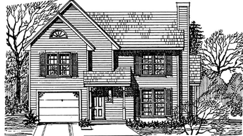 Cape Cod home (ThePlanCollection: Plan #124-1022)