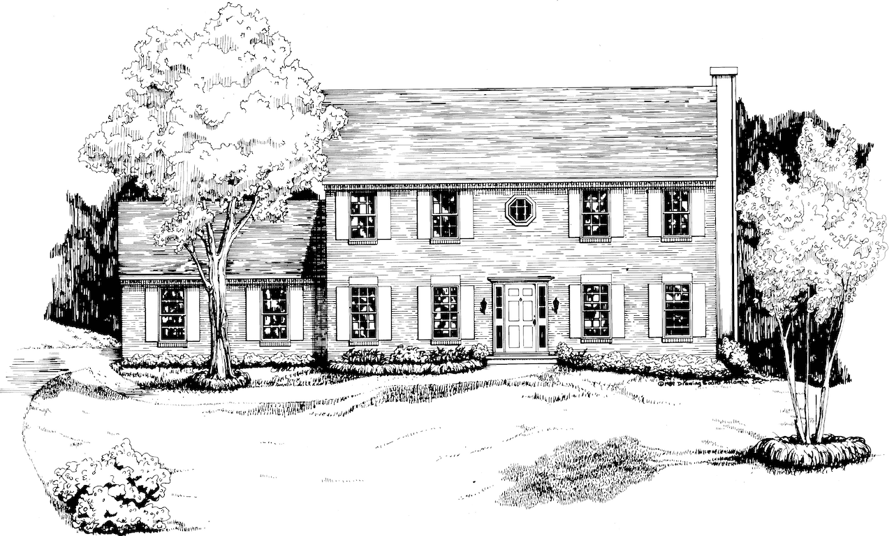 Front View of this 1-Bedroom,2096 Sq Ft Plan -124-1035