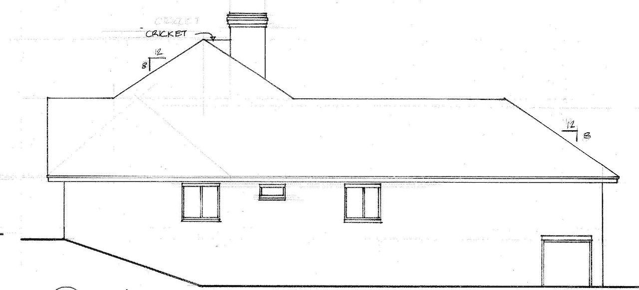 Home Plan Right Elevation of this 4-Bedroom,3151 Sq Ft Plan -124-1043