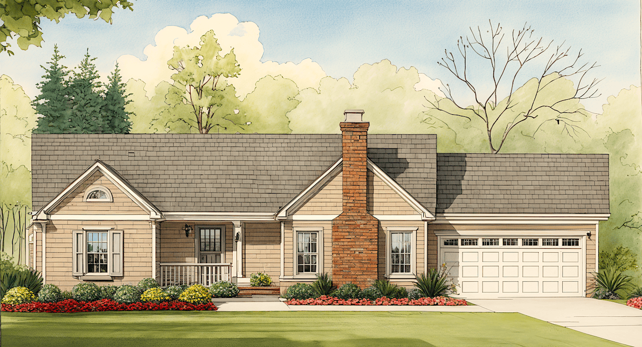 Main image for house plan # 6932