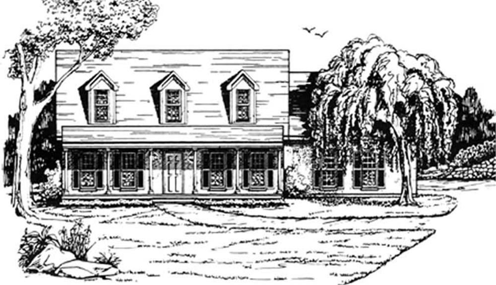 Main image for house plan # 7518
