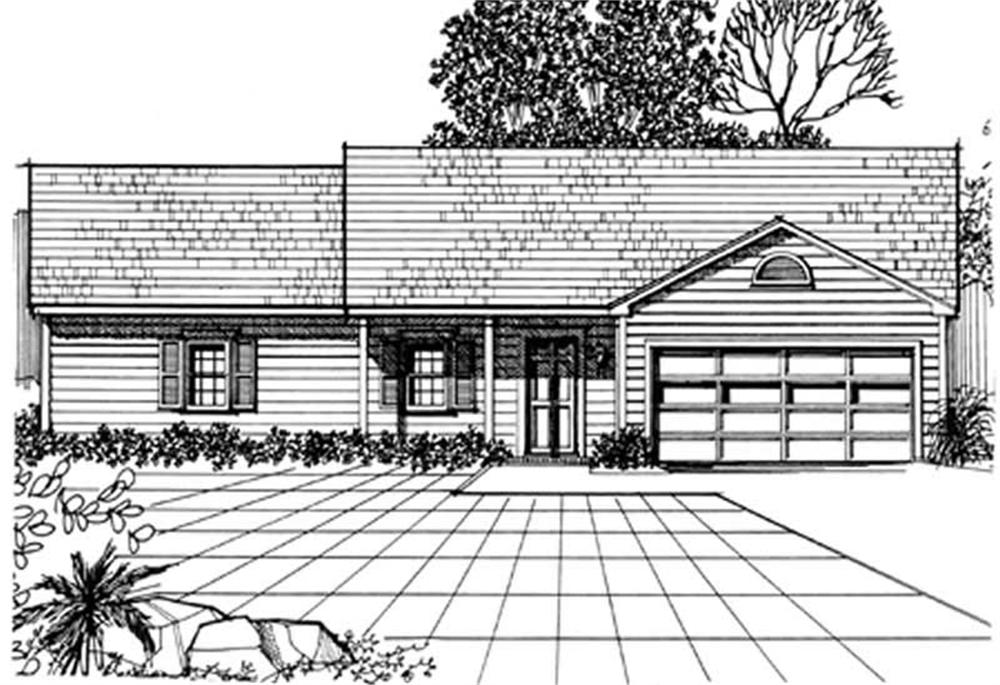 Main image for house plan # 6951