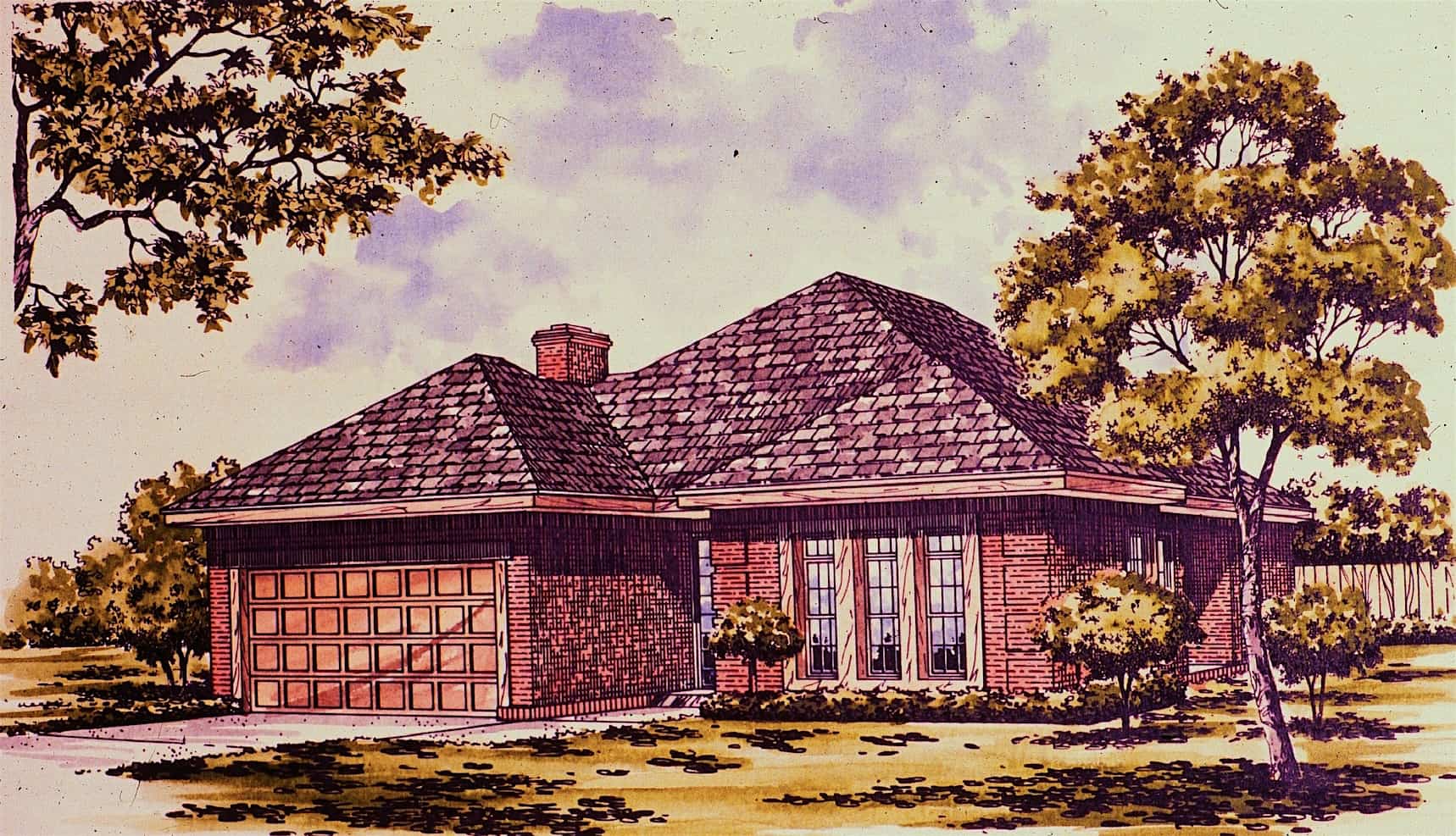 Home Exterior Photograph of this 3-Bedroom,1681 Sq Ft Plan -124-1088