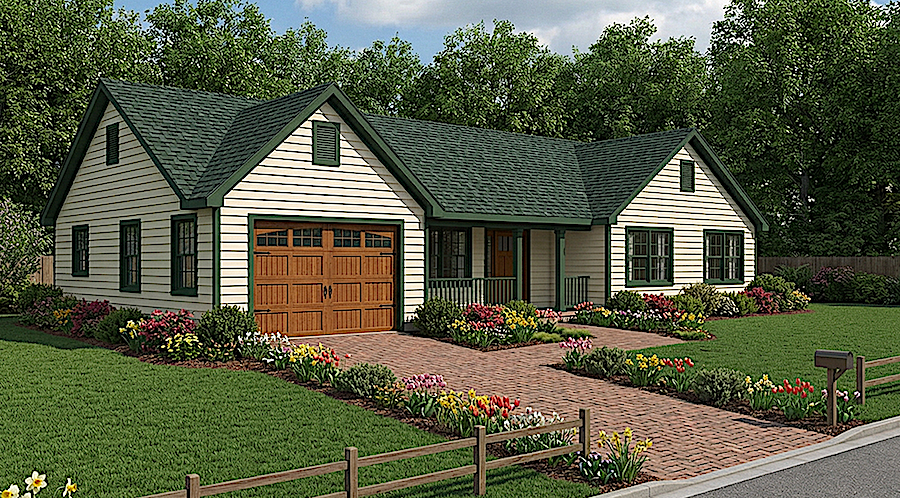 Main image for house plan # 7466