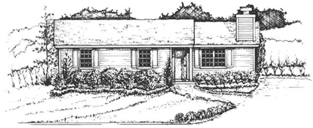 Main image for house plan # 6919