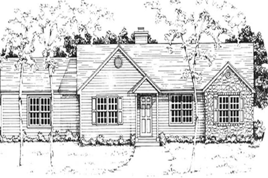 Main image for house plan # 6929