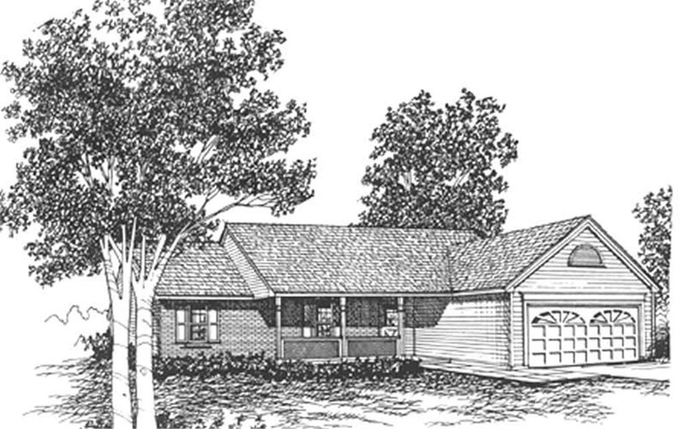 Main image for house plan # 6924