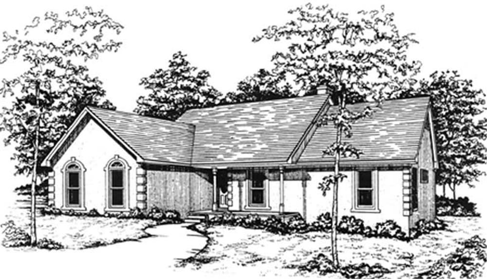 Main image for house plan # 6949