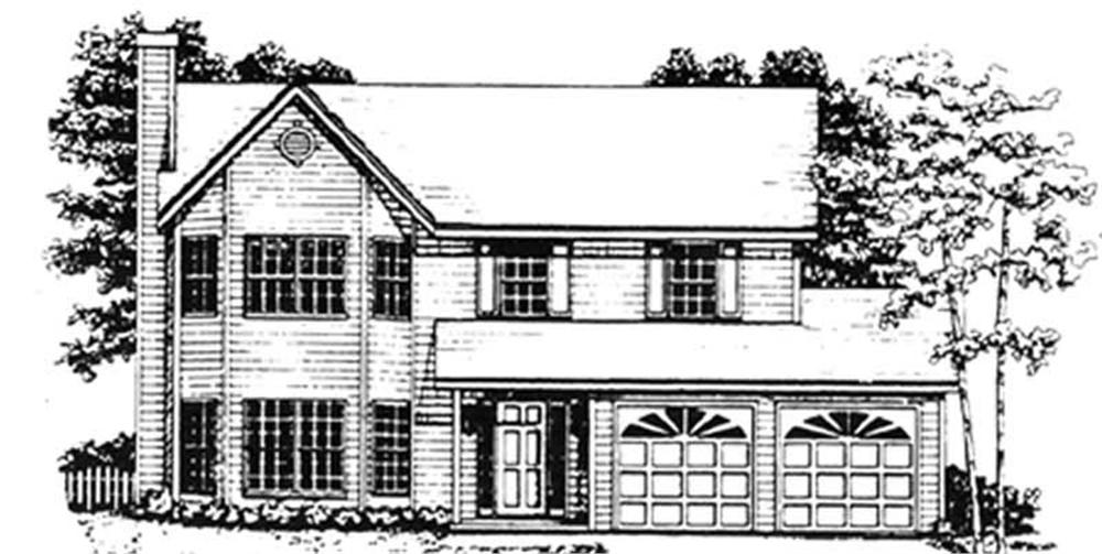 Main image for house plan # 7523