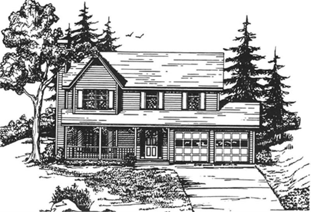 Small House Plans home (ThePlanCollection: Plan #124-1122)
