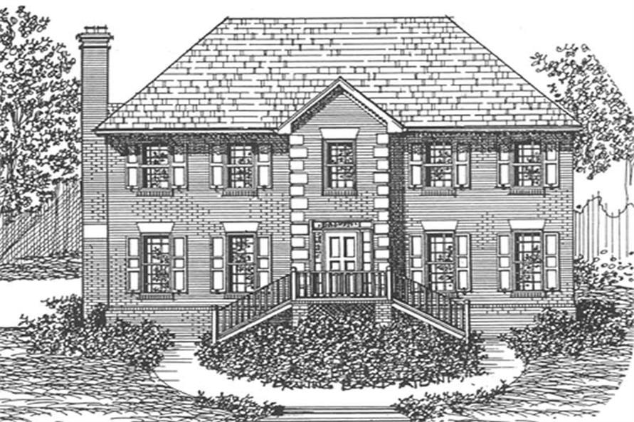 Main image for house plan # 7539