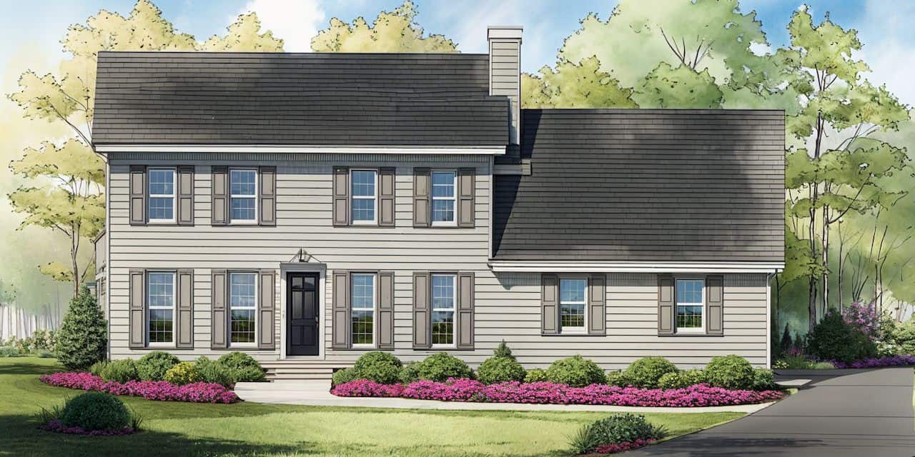 Cape Cod home (ThePlanCollection: Plan #124-1136)