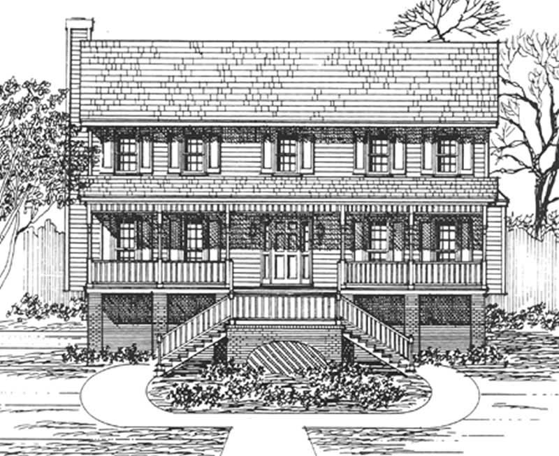 Main image for house plan # 7535