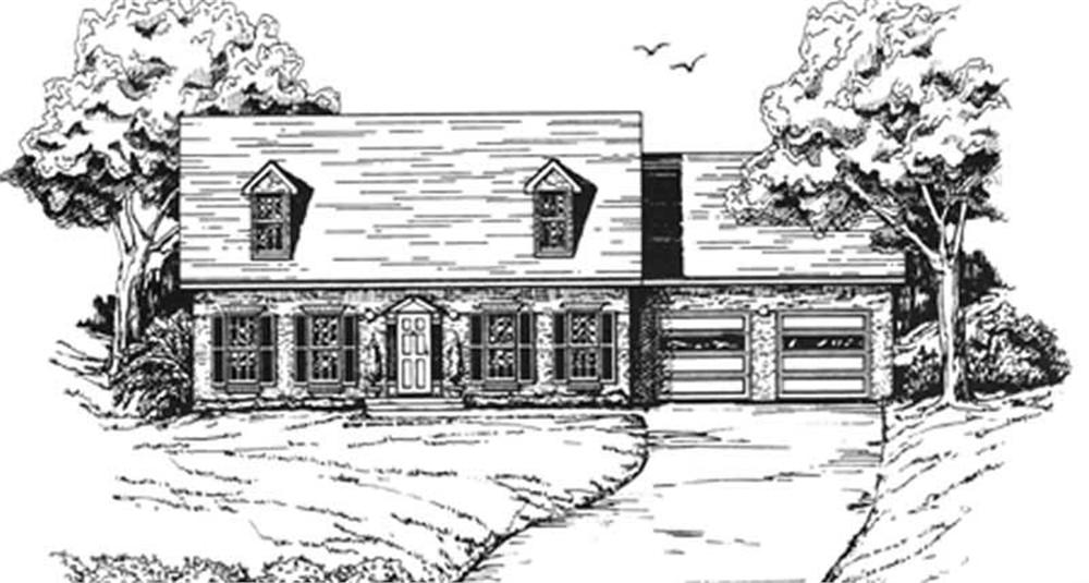 Main image for house plan # 7515