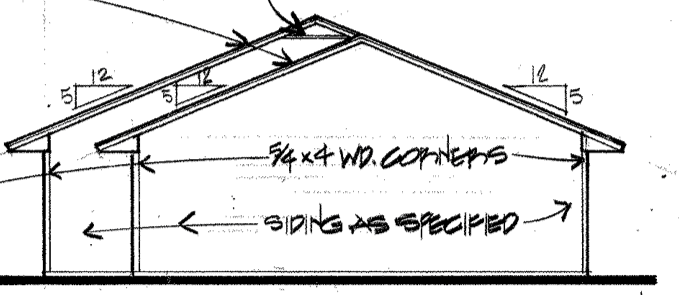 Home Plan Right Elevation of this 3-Bedroom,1055 Sq Ft Plan -124-1164