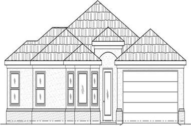 4-Bedroom, 1834 Sq Ft Contemporary Home Plan - 125-1018 - Main Exterior