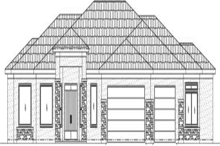 5-Bedroom, 3633 Sq Ft Contemporary House Plan - 125-1035 - Front Exterior