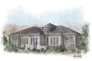 4-Bedroom, 2476 Sq Ft Contemporary Home Plan - 125-1174 - Main Exterior