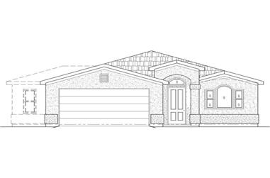 2-Bedroom, 1221 Sq Ft Small House Plans - 125-1179 - Main Exterior