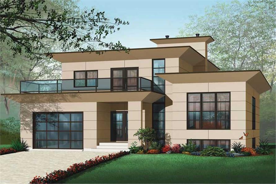 4 Bedrm 3198 Sq Ft Contemporary  House  Plan  126 1012