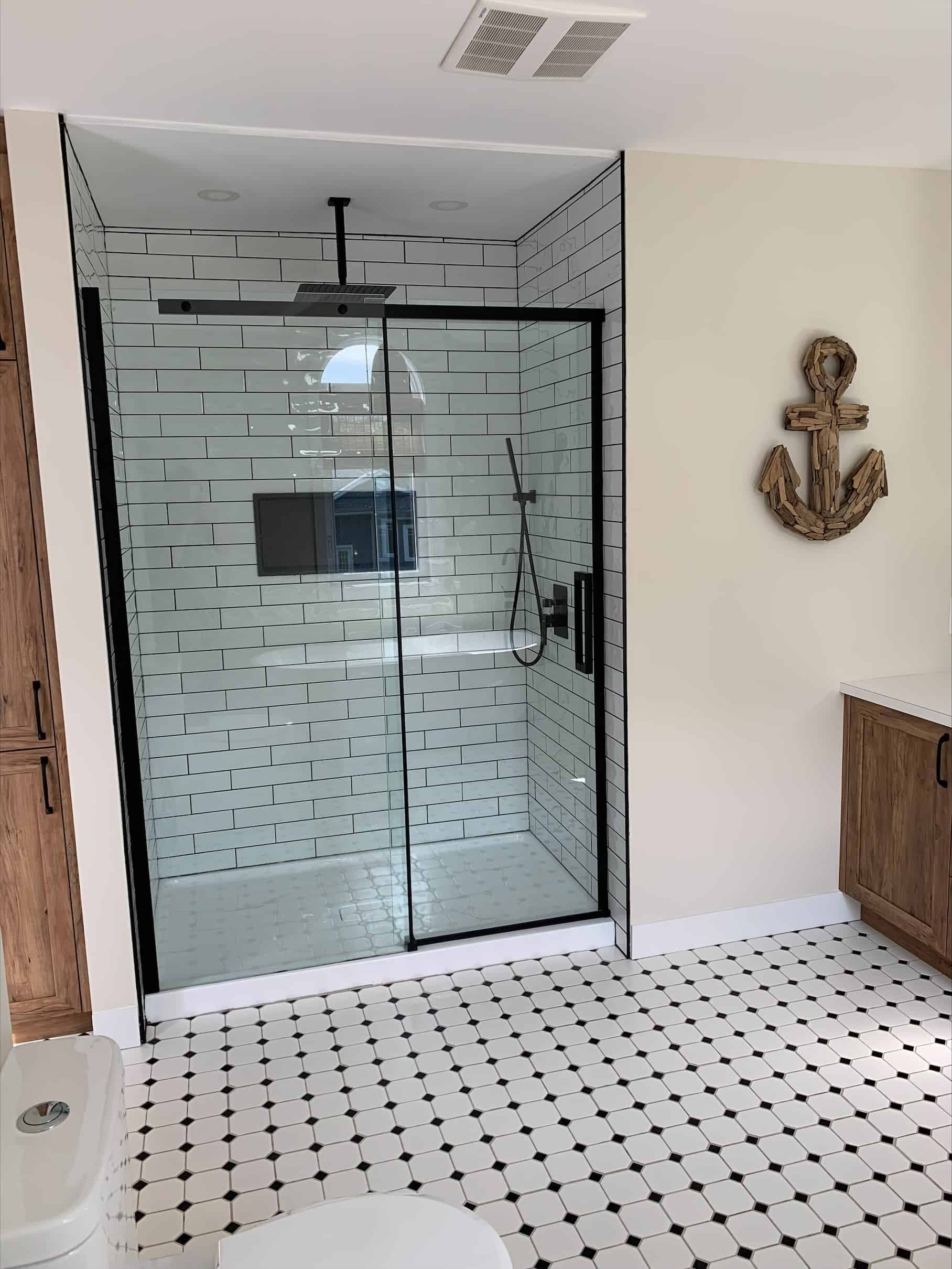 Master Bathroom: Shower of this 3-Bedroom,1824 Sq Ft Plan -126-1017