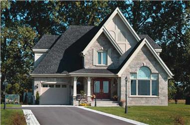 3-Bedroom, 1826 Sq Ft Country Home Plan - 126-1031 - Main Exterior