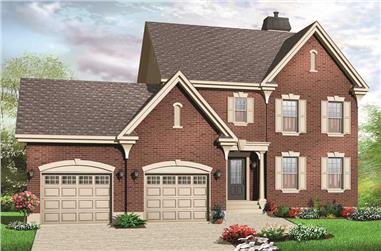 3-Bedroom, 1807 Sq Ft Traditional Home Plan - 126-1103 - Main Exterior