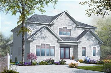 5-Bedroom, 2885 Sq Ft In-Law Suite House Plan - 126-1125 - Front Exterior