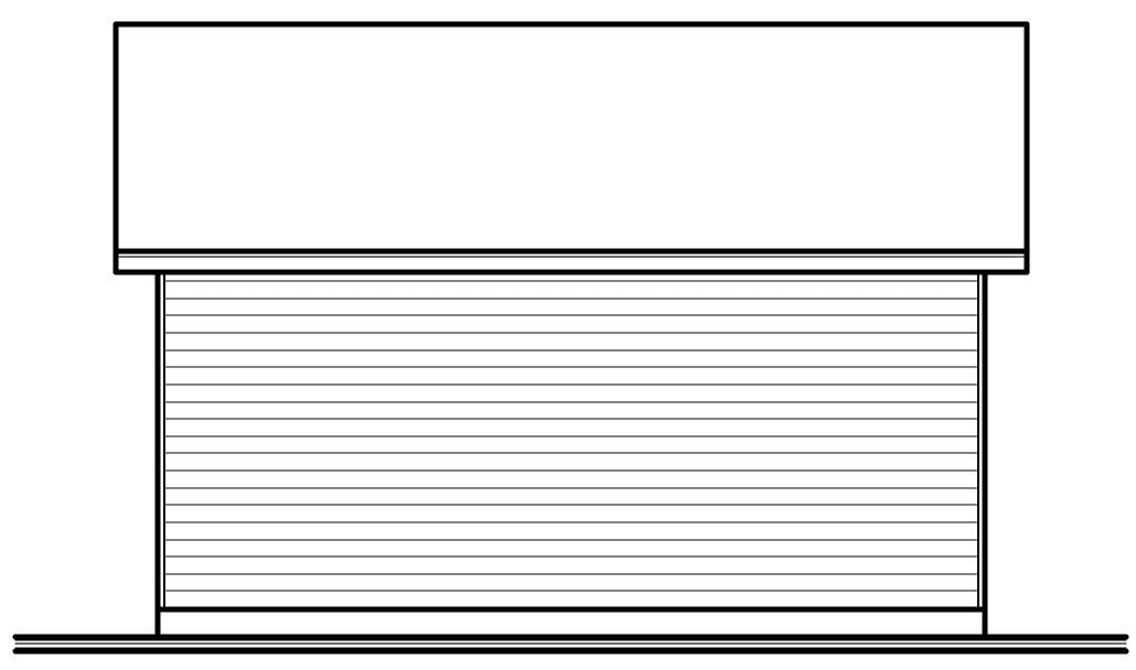Home Plan Rear Elevation of this 0-Bedroom,320 Sq Ft Plan -126-1171