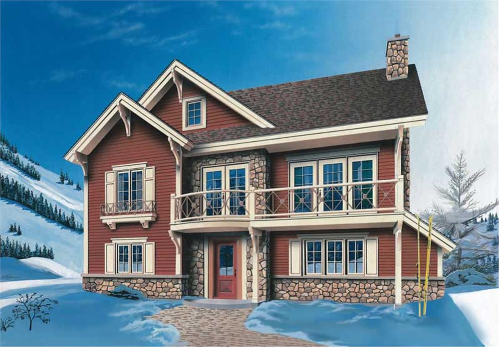 Main image for house plan # 9191