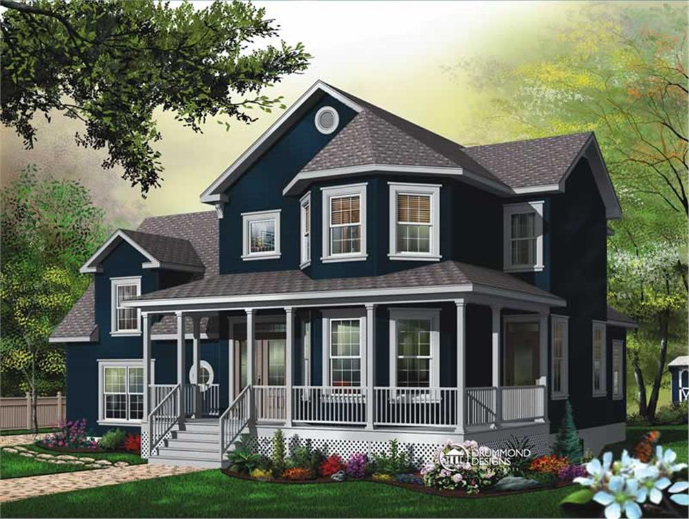 Main image for house plan # 8191