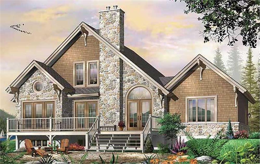 Main image for house plan # 8198