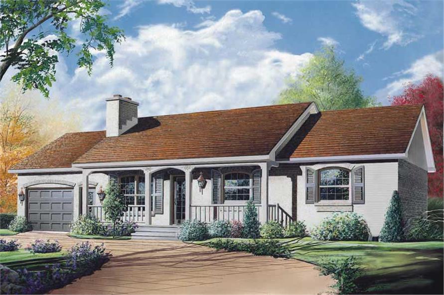 Main image for house plan # 12372