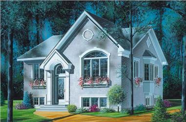 2-Bedroom, 1146 Sq Ft Bungalow House Plan - 126-1538 - Front Exterior