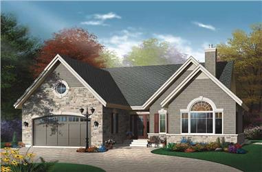 3-Bedroom, 1795 Sq Ft Ranch House Plan - 126-1559 - Front Exterior