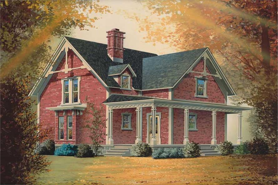 Country Victorian Farmhouse  House  Plans  Home Design  DD 