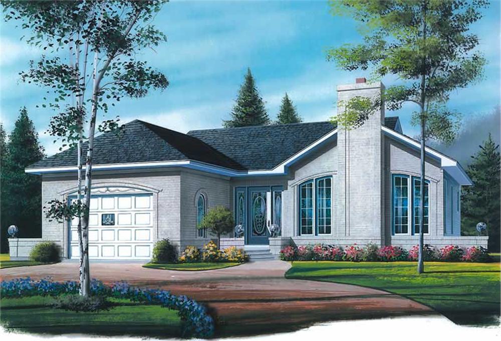 Main image for house plan # 12375