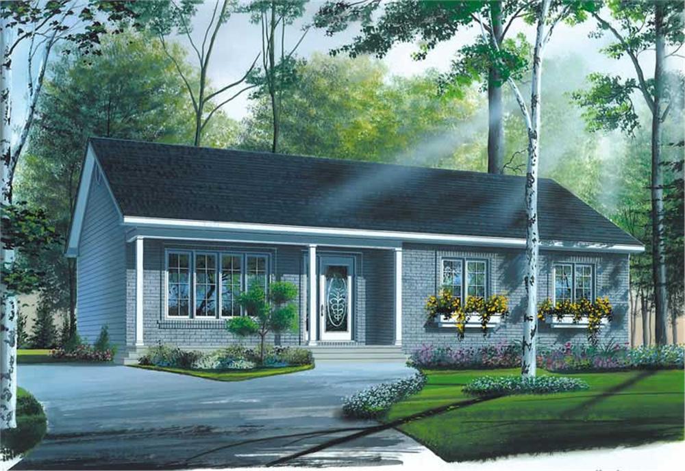 Main image for house plan # 12299